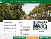 Tablet Screenshot of denhaag.partijvoordedieren.nl