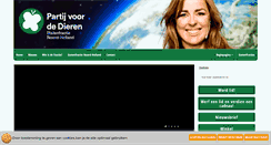 Desktop Screenshot of noordholland.partijvoordedieren.nl