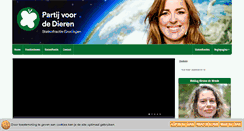 Desktop Screenshot of groningen.partijvoordedieren.nl